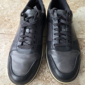 Cole Haan Men's Black Leather Sneakers